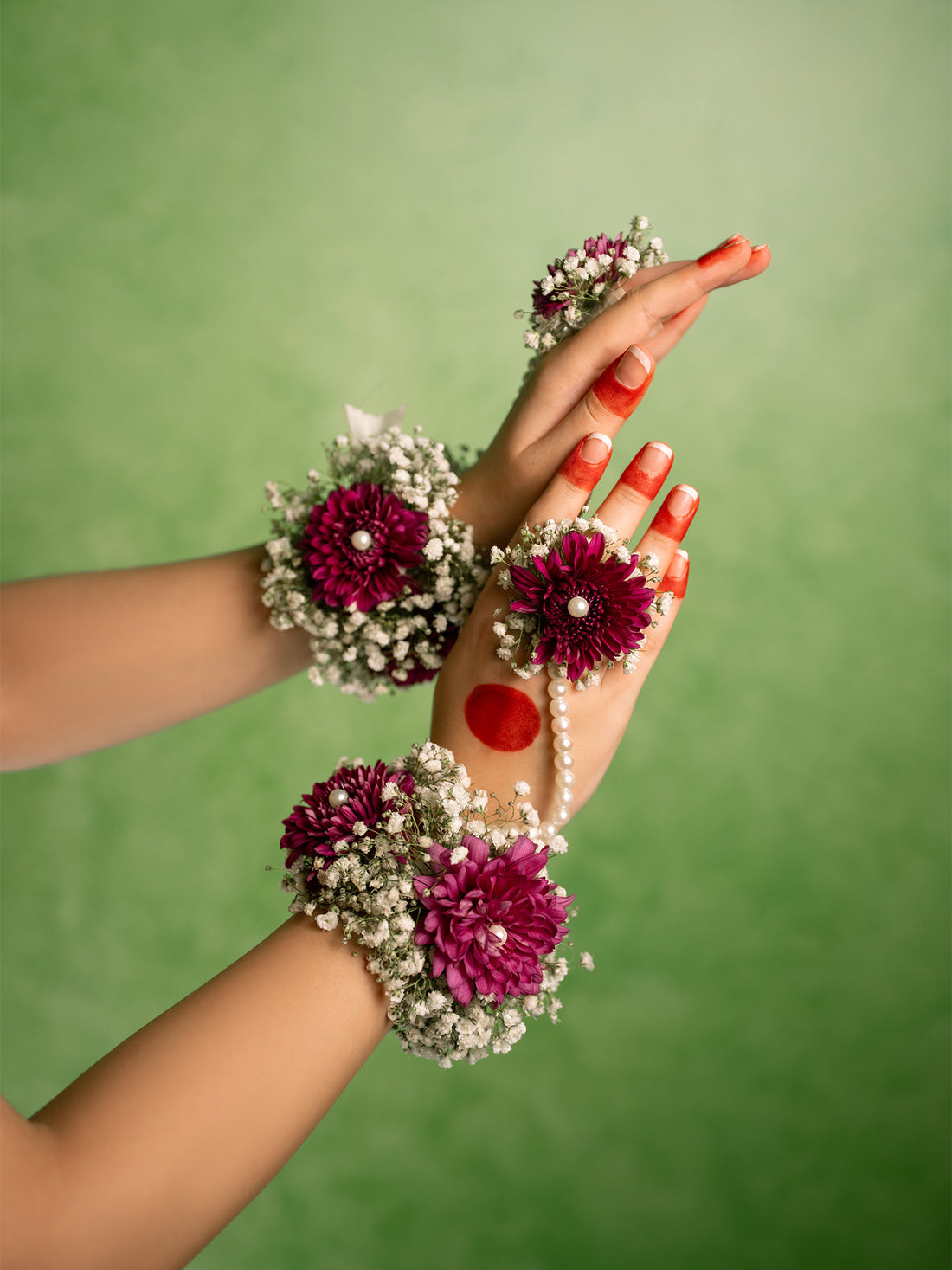 Gulmohar - Gajra Set